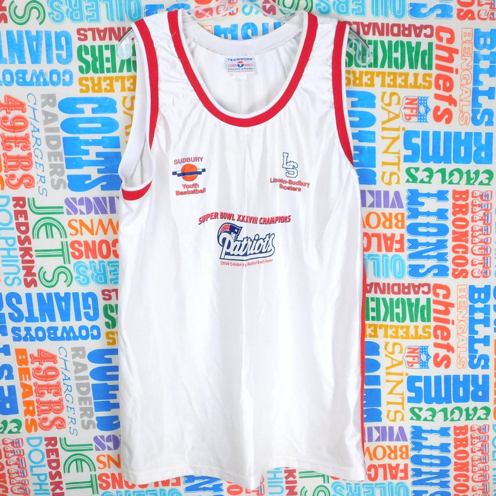 New England Patriots 2004 Celebrity Basketball Game Jersey - Size XL