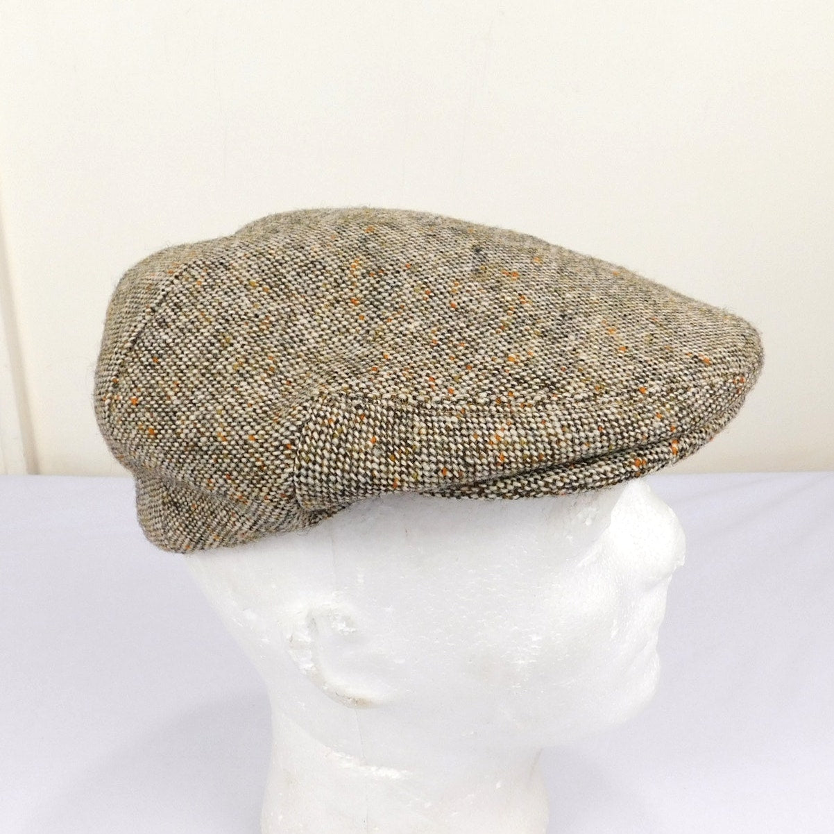Shandon Headwear Tweed Newsboy Hat - Size S (6 7/8)