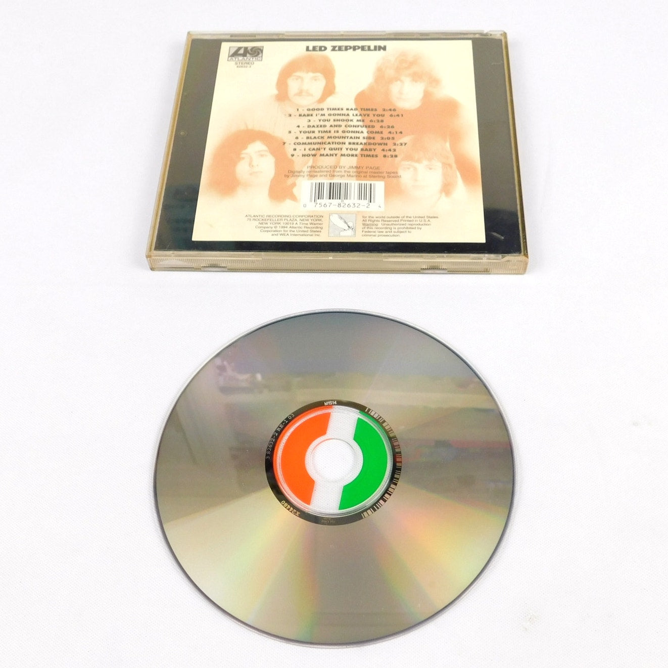 Led Zeppelin Self Titled CD 1994 Reissue Tested Atlantic Records 82632-2