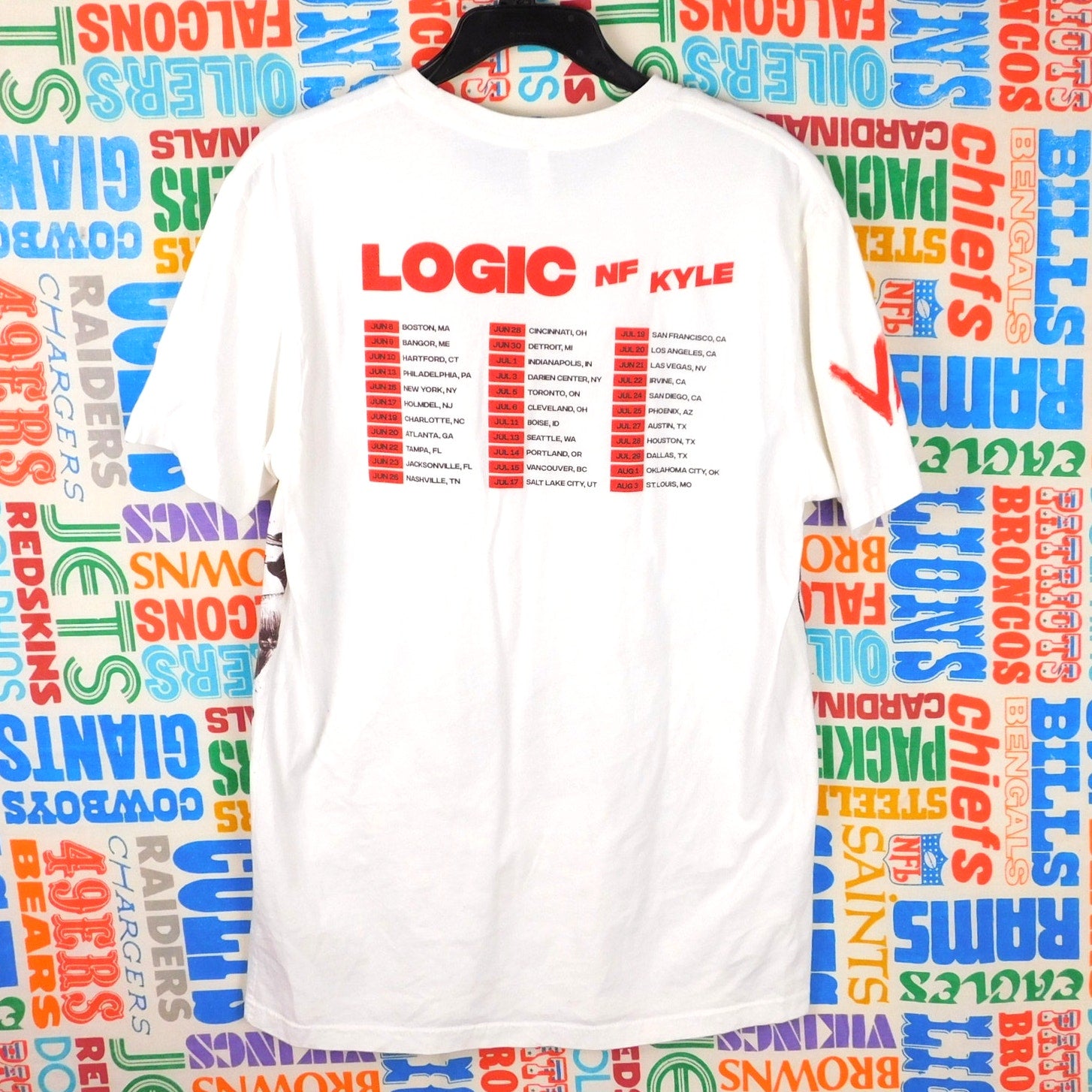 Logic Bobby Tarantino Vs Everybody Tour T Shirt - Size L
