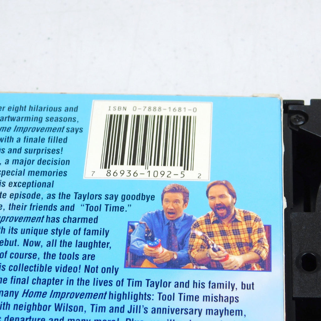 Home Improvement Series Finale VHS Tested Tim Allen 1999 Be Kind Rewind Sticker