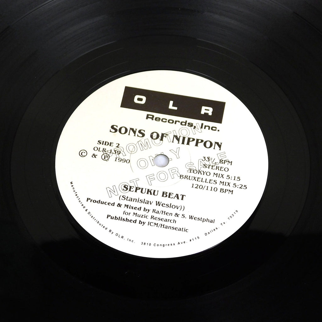 3 Times 6 / Sons Of Nippon - You Can Run / Sepuku Beat - Promo Vinyl LP 1990