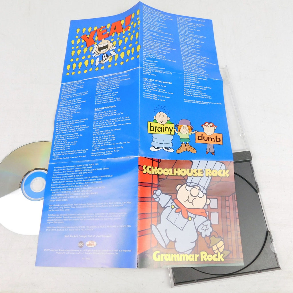 School House Rock Grammar Rock CD 1997 Tested With Lyric Sheet Rhino R2 72612