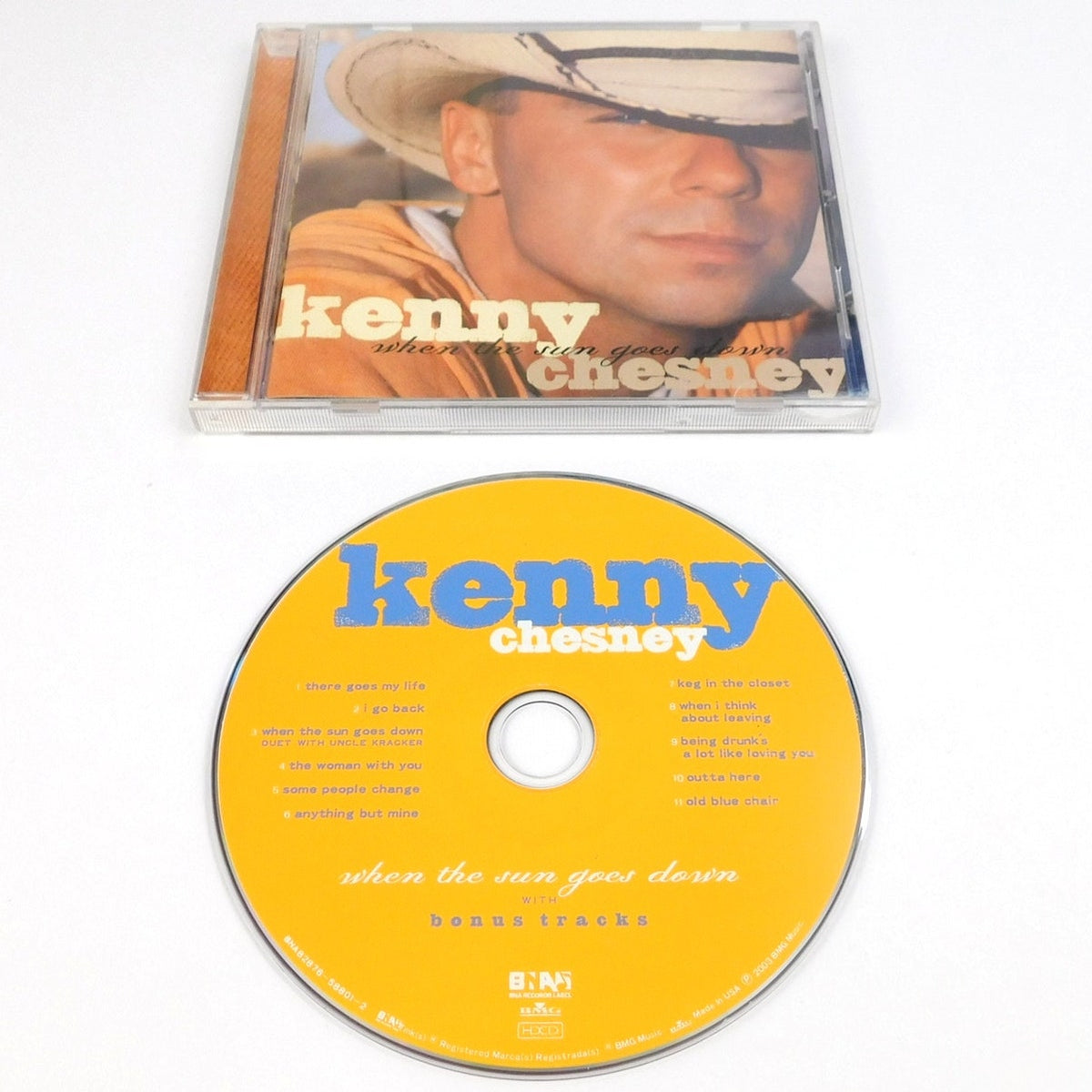Kenny Chesney When the Sun Goes Down CD Tested Bonus Tracks BNA 2004 Country
