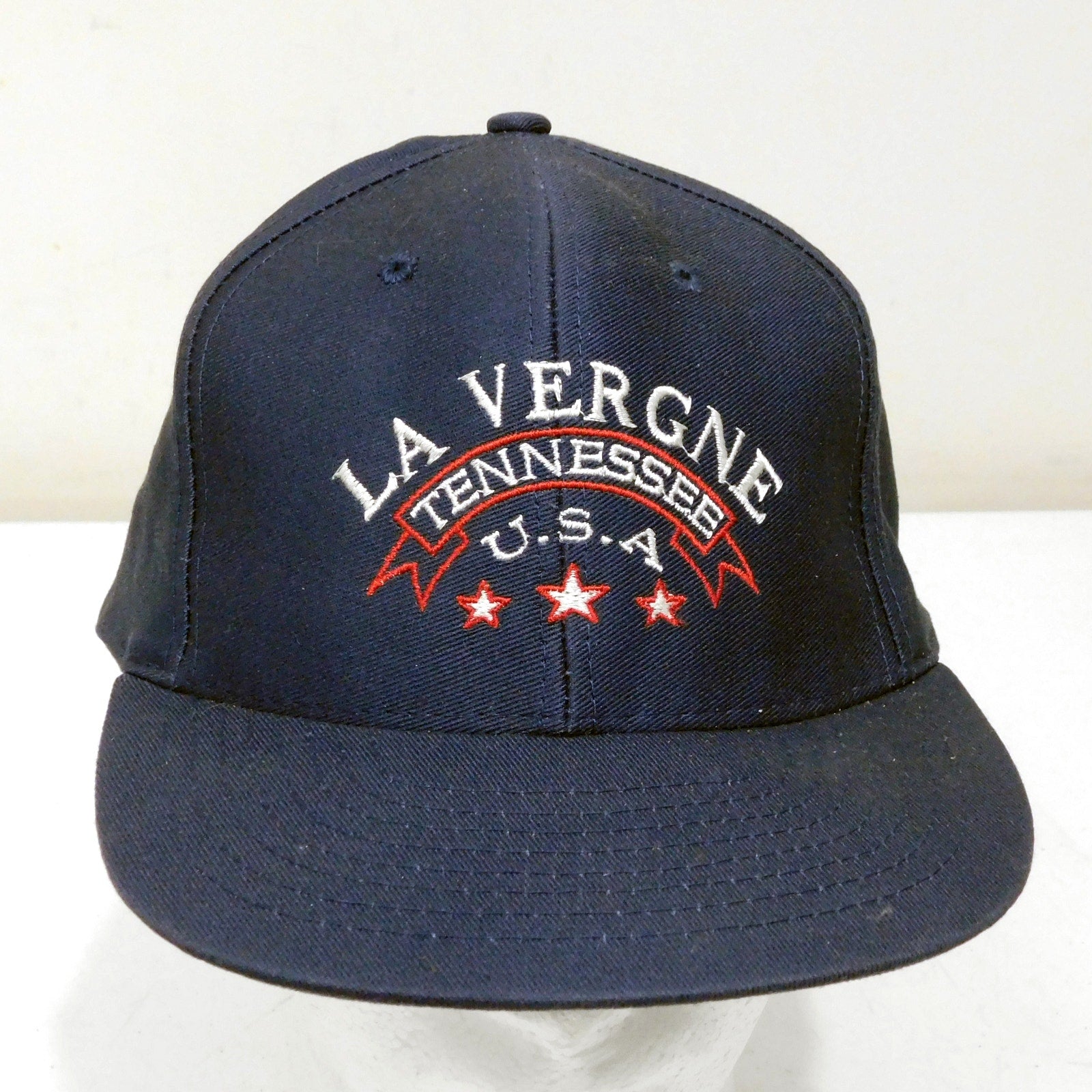 Vintage La Vergne Tennessee USA Hat Cap Adjustable Navy Blue