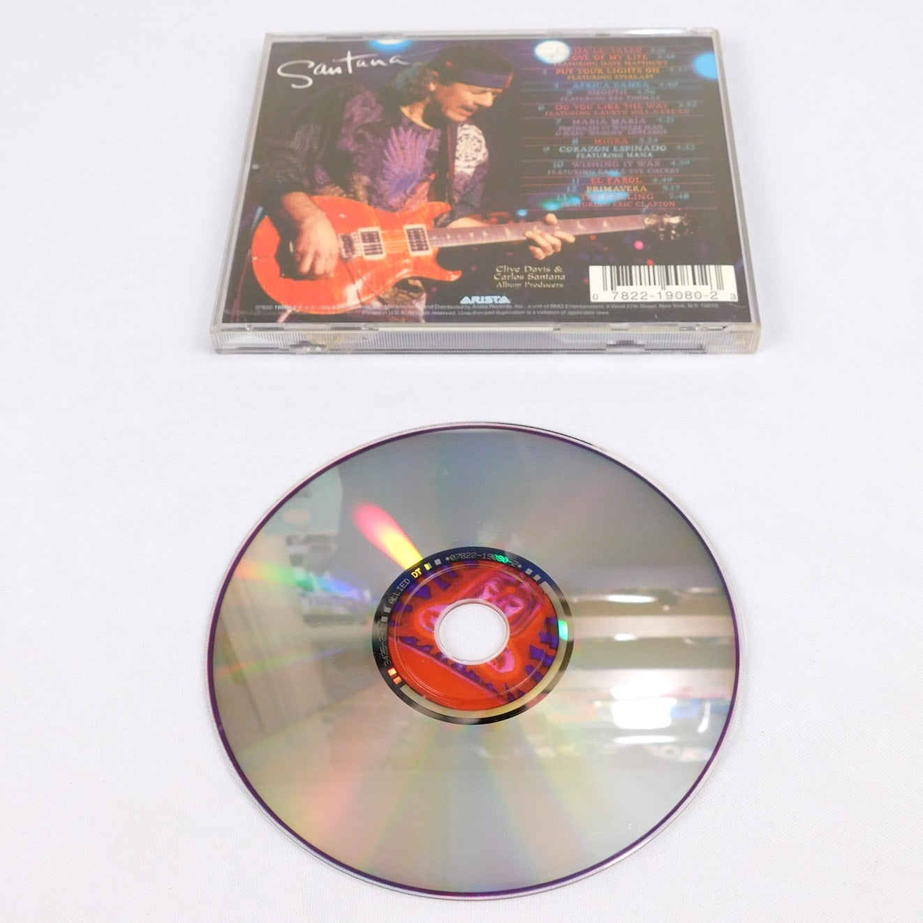 Santana Supernatural CD Tested 1999 Arista Records 07822-19080-2