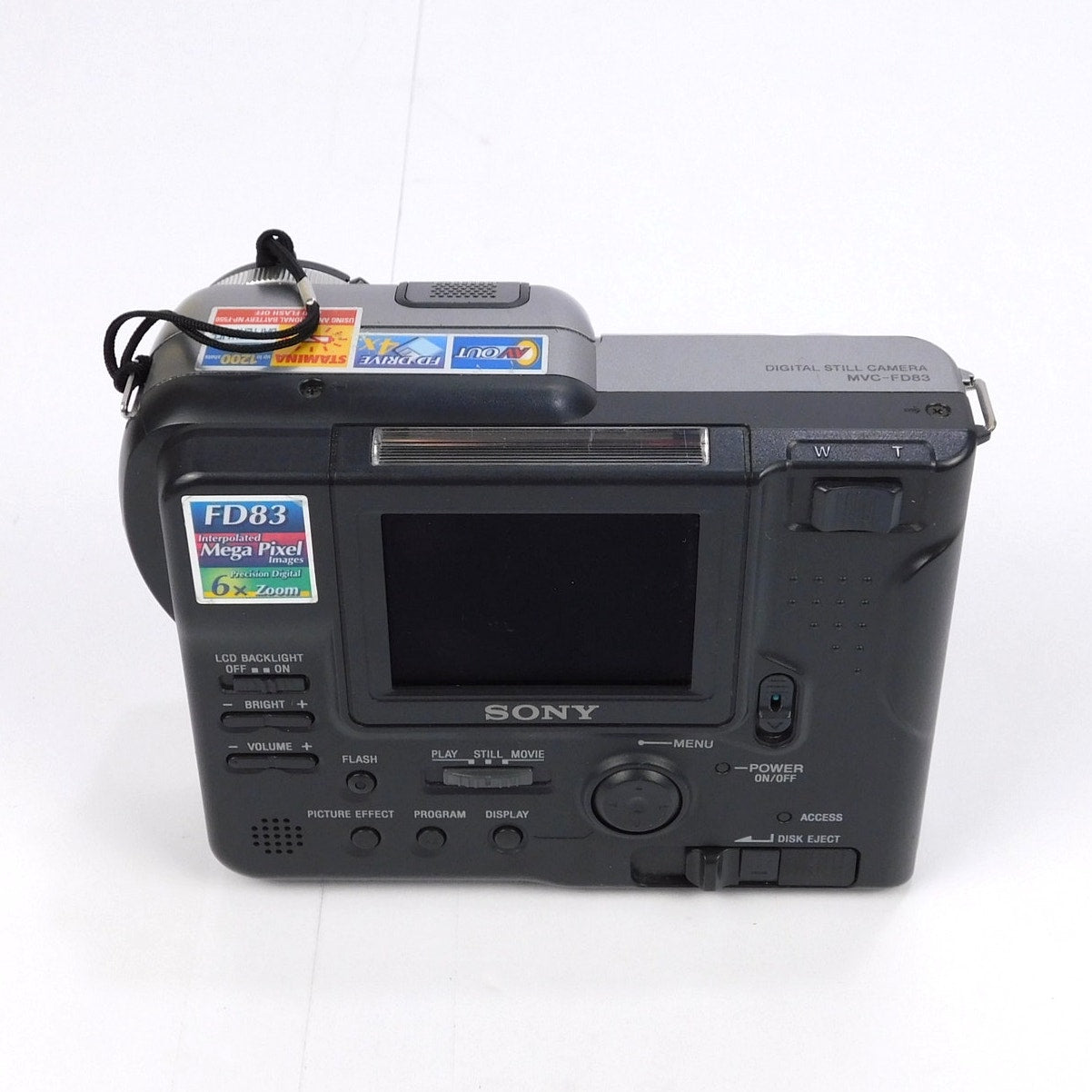 Sony Mavica MVC-FD83 Digital Camera w/ Floppy Disks New Battery & Charger Tested
