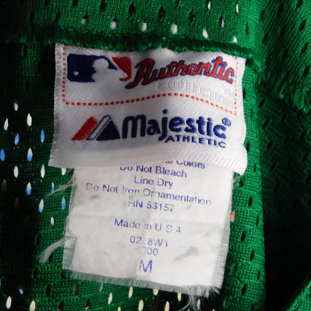 2002 Majestic Boston Red Sox Green Mesh Jersey - Size M