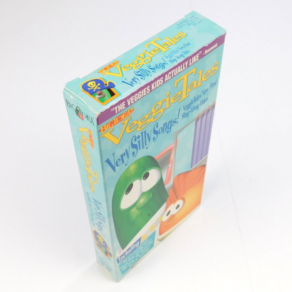 Veggie Tales Very Silly Songs VHS 1997 Lime Green Variant Word Entertainment