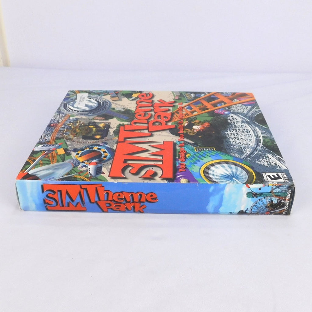 Sim Theme Park PC Big Box Complete CIB Windows 95 98 EA Bullfrog 1999