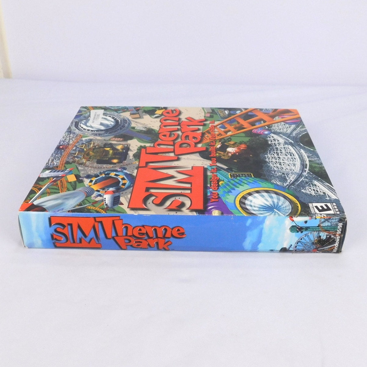 Sim Theme Park PC Big Box Complete CIB Windows 95 98 EA Bullfrog 1999