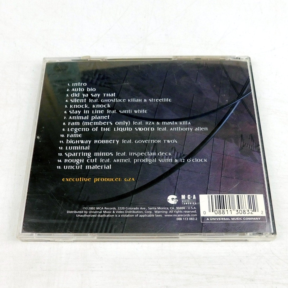 GZA Legend Of The Liquid Sword CD New Sticker Sealed 2002 MCA Records