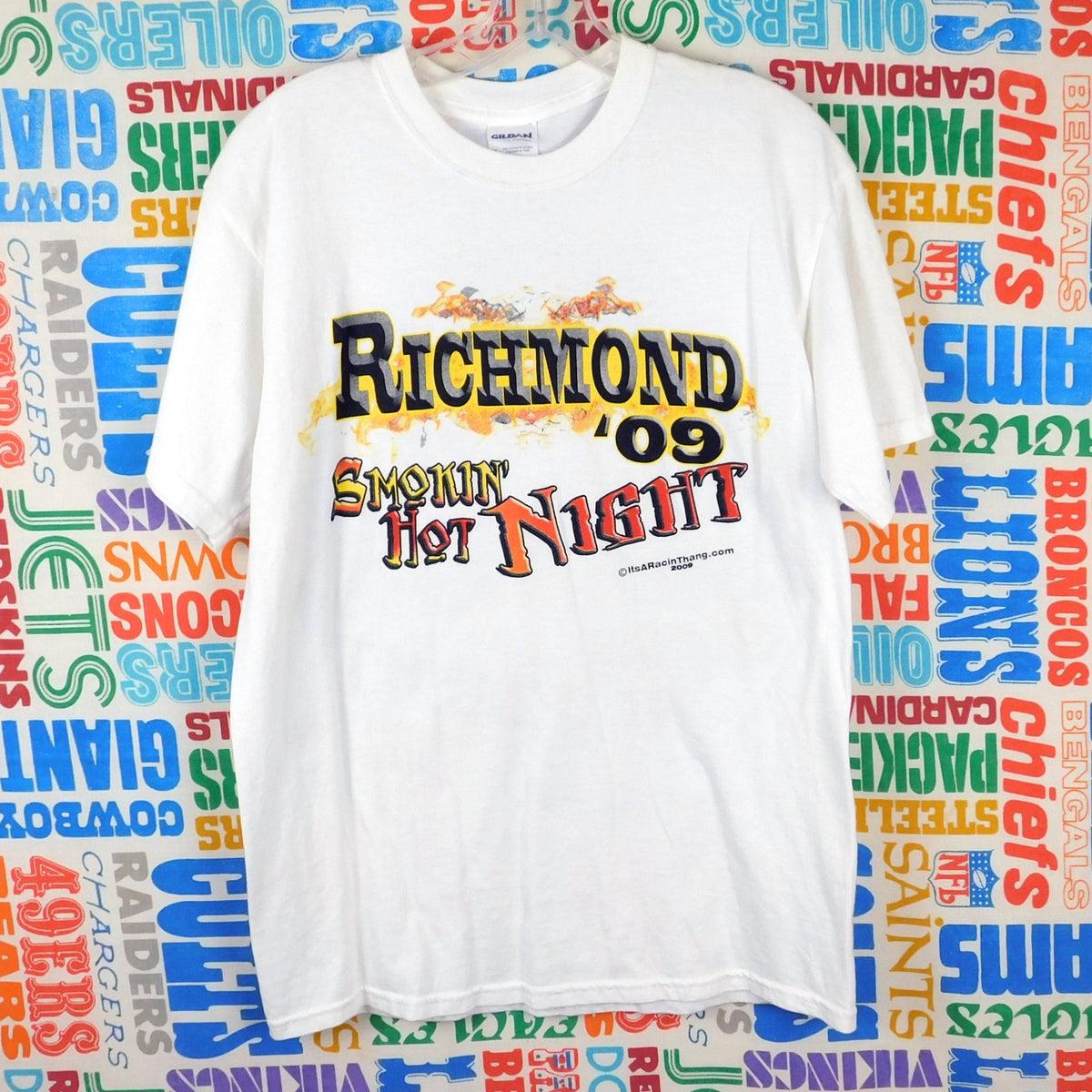 2009 Richmond Raceway Smokin Hot Night NASCAR Racing T Shirt - Size M