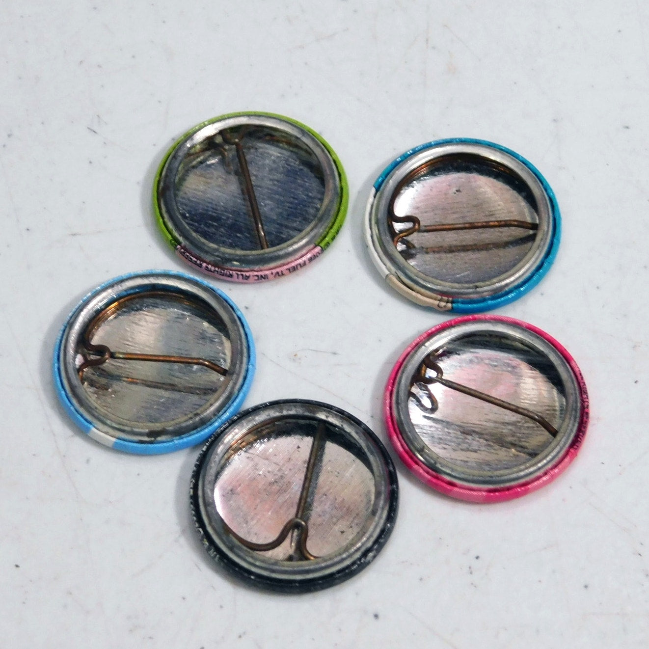 Fuel TV Pinback Buttons - Set of 5 - 3/4" diameter