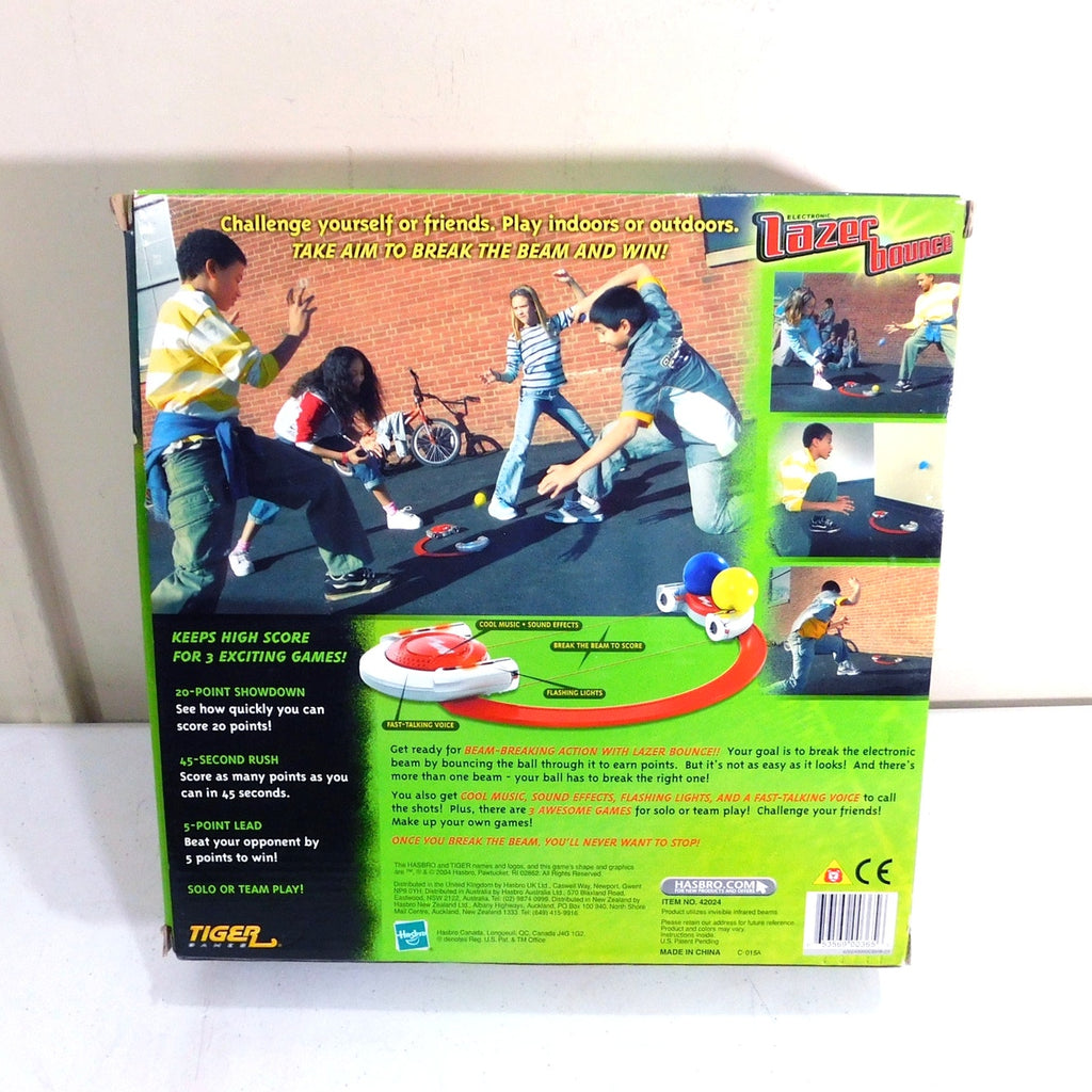 Tiger Electronics Lazer Bounce Ball Game 2004 Hasbro 42024 Complete In Box
