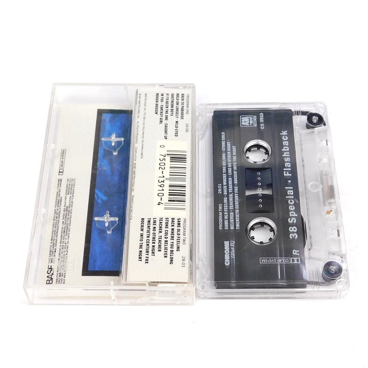 38 Special Flashback Cassette Tested 1987 A&M Records CS 9310