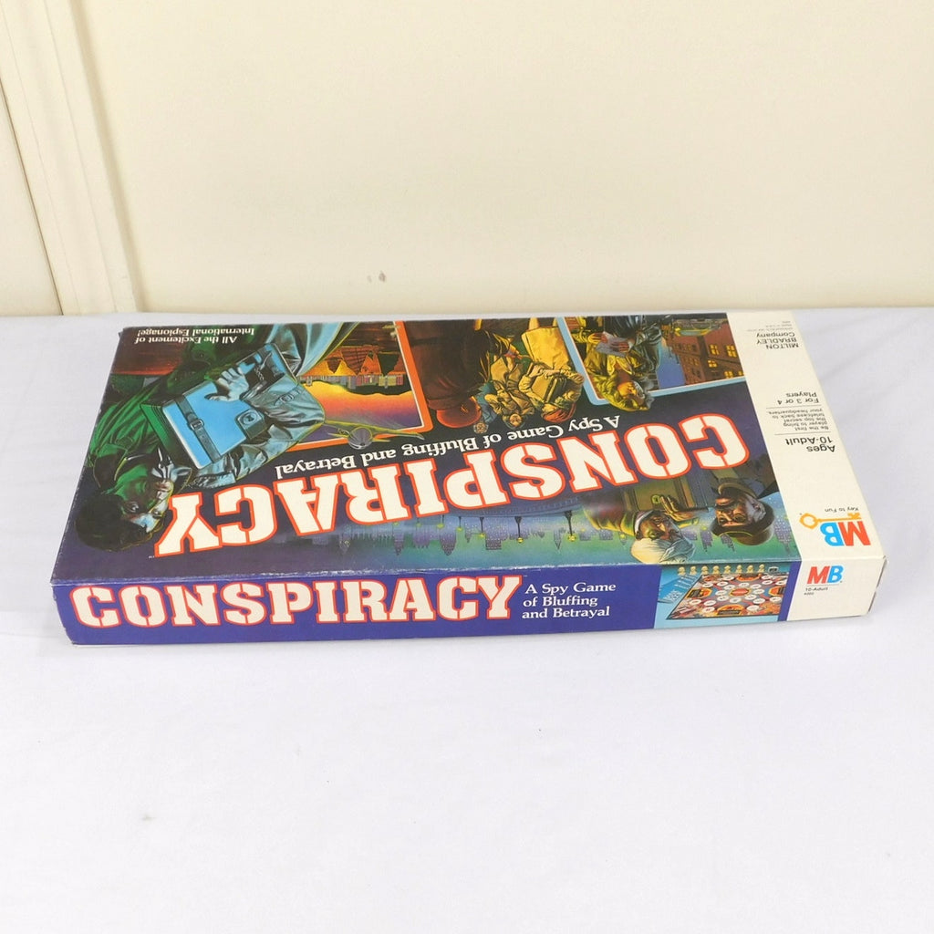 Vintage Milton Bradley Conspiracy Board Game Complete In Box 1982 Spy Mystery