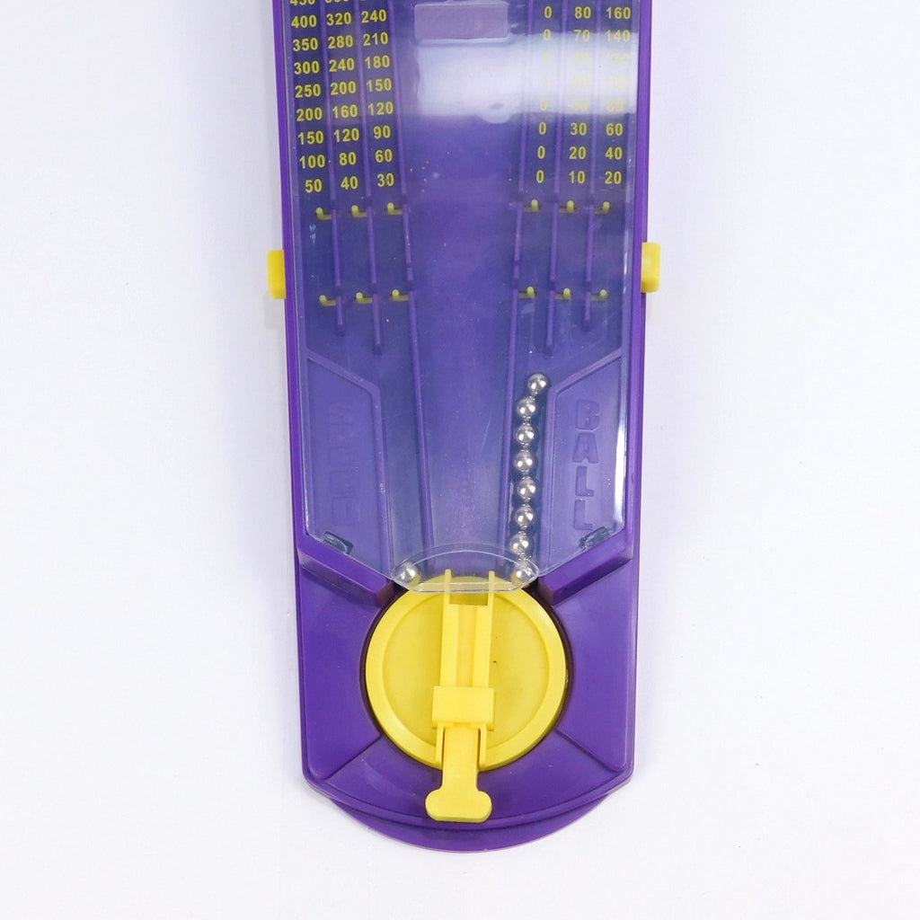 Ideal Toys Speedball Tabletop Skee Ball Toy Tested Working Purple Yellow 2000s