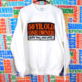 Y2K 50 Year Old For Sale Sweatshirt - Size L