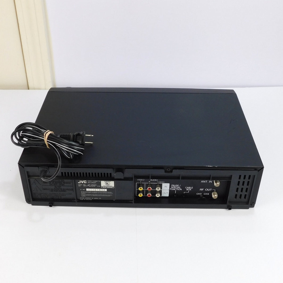 JVC HR-VP638U VCR VHS Player Recorder Tested Working No Remote 4 Head Hi-Fi