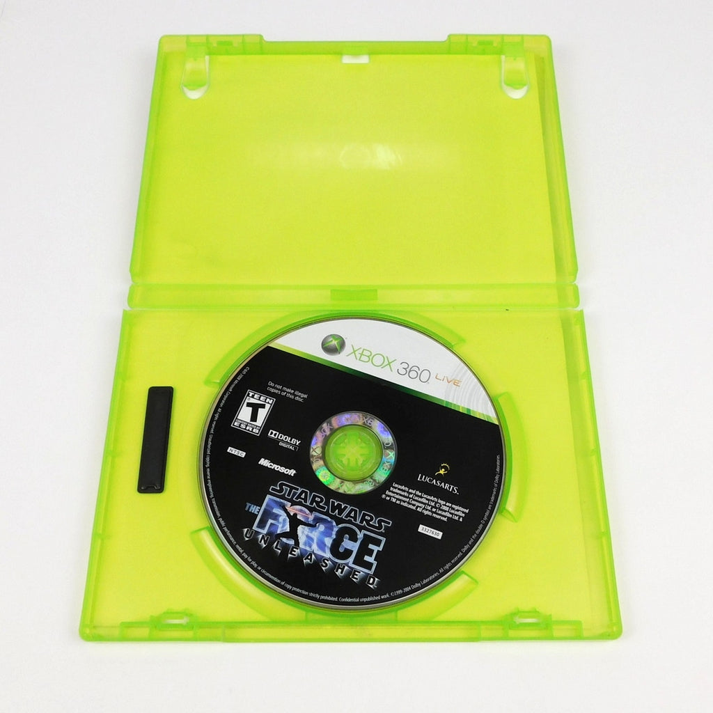 Star Wars The Force Unleashed Microsoft Xbox 360 Tested Working No Manual
