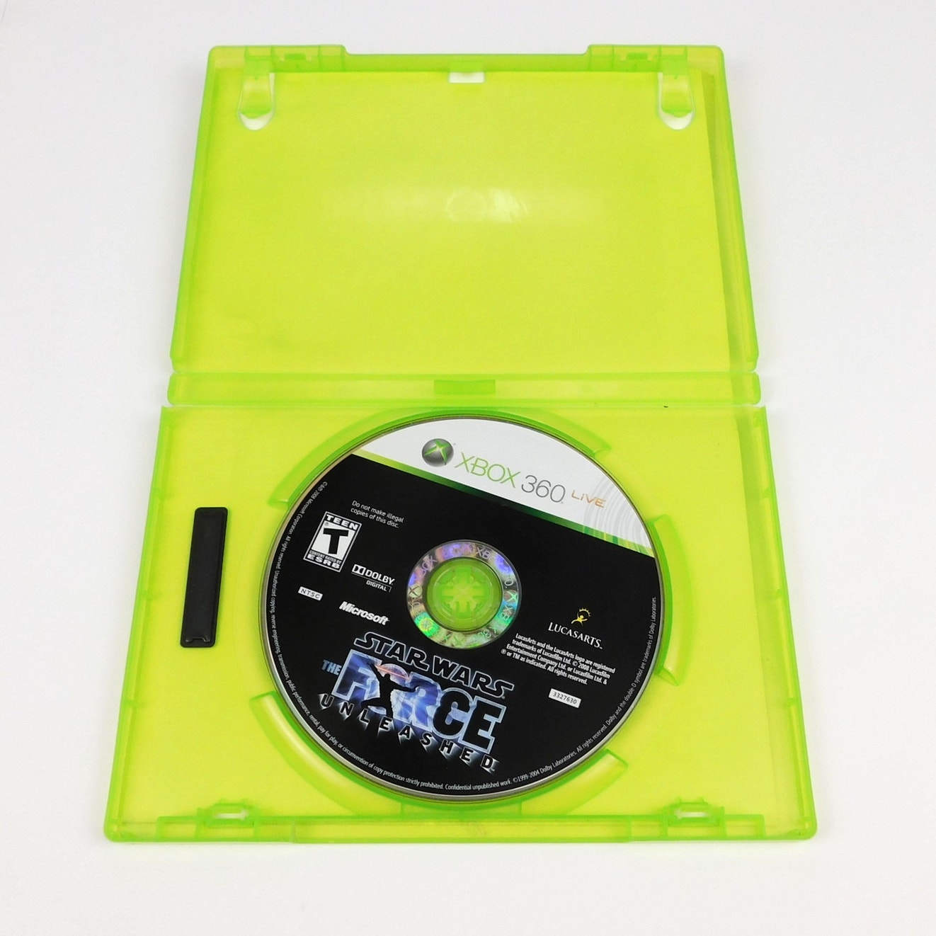 Star Wars The Force Unleashed Microsoft Xbox 360 Tested Working No Manual