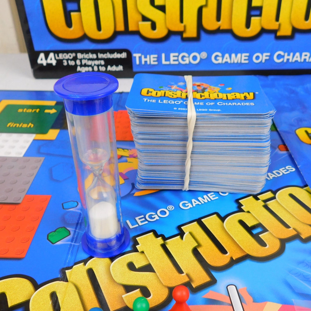 Lego Constructionary Charades Board Game 2003 Complete In Box Roseart 08539
