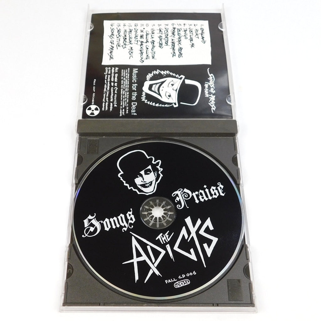 The Adicts Songs of Praise CD 1993 Fall Out FALL CD 006 UK Punk Rock