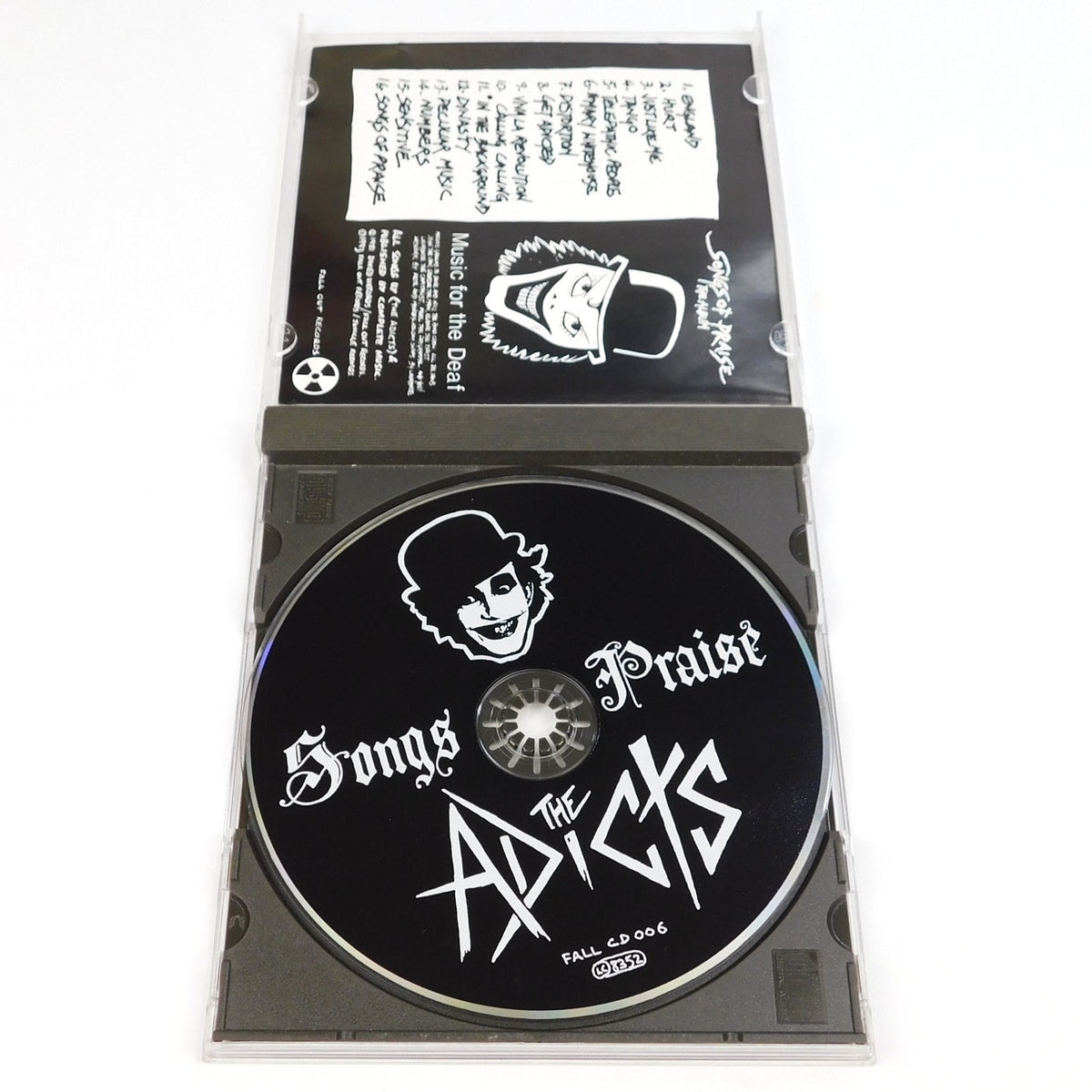 The Adicts Songs of Praise CD 1993 Fall Out FALL CD 006 UK Punk Rock