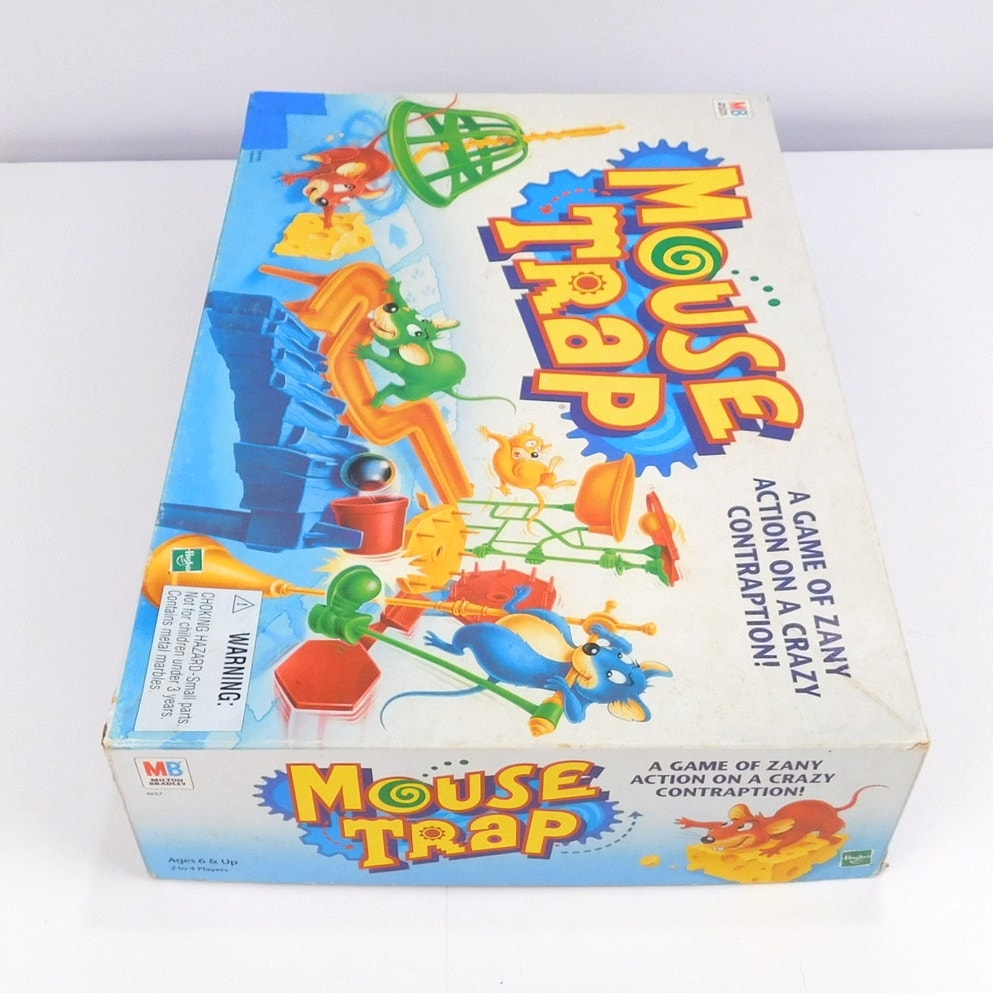 Vintage Mouse Trap Board Game 1999 Milton Bradley Complete CIB Instructions
