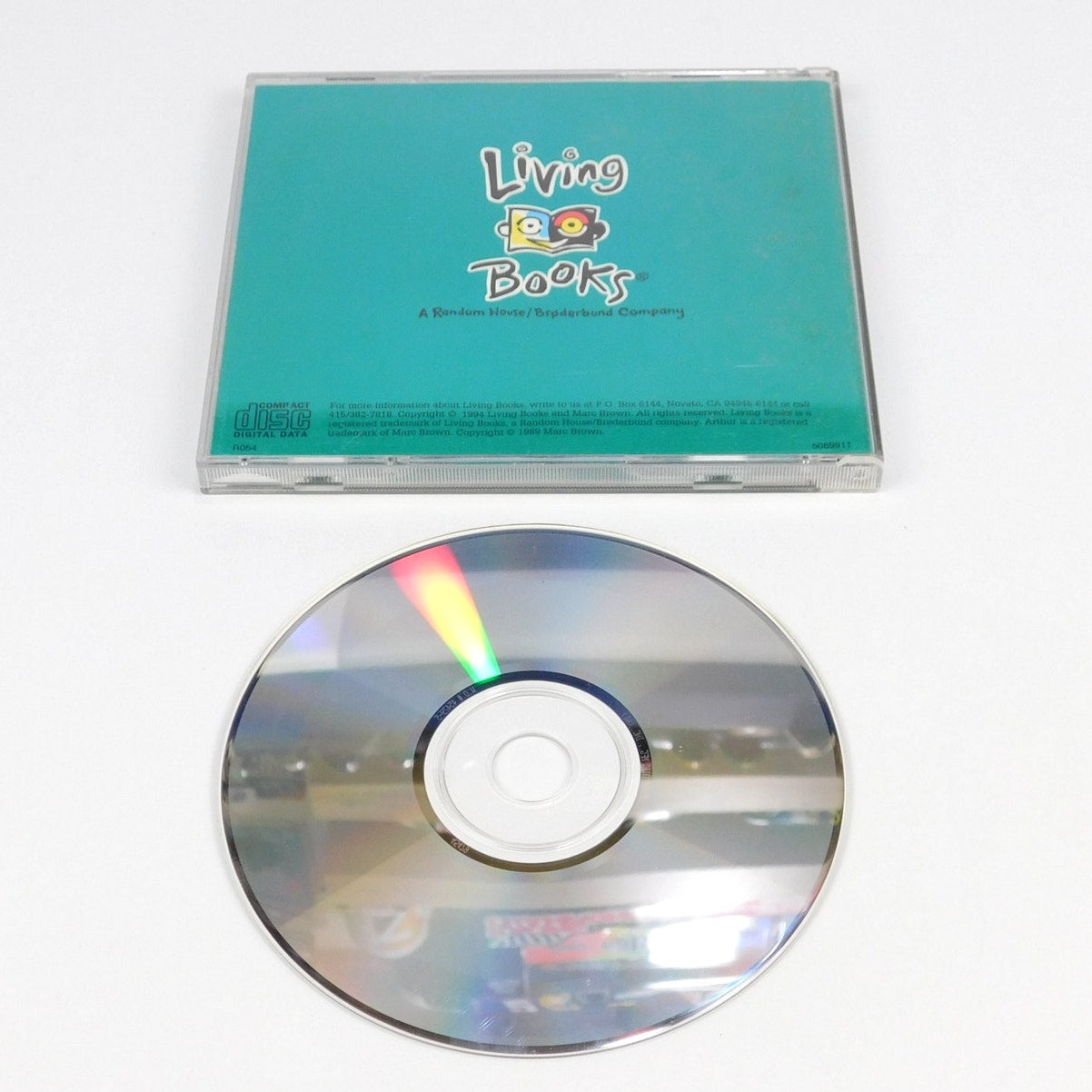 Arthur's Birthday Living Books PC CD ROM Tested Working 1994 Marc Brown Aardvark