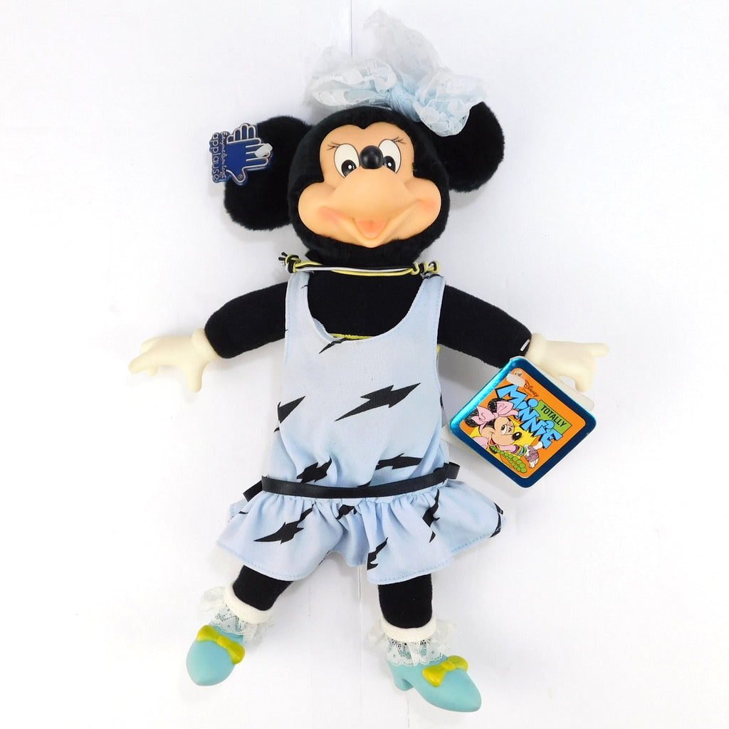 Vintage 1986 Disney Totally Minnie Mouse Applause Doll Blue Lightning Dress Tags