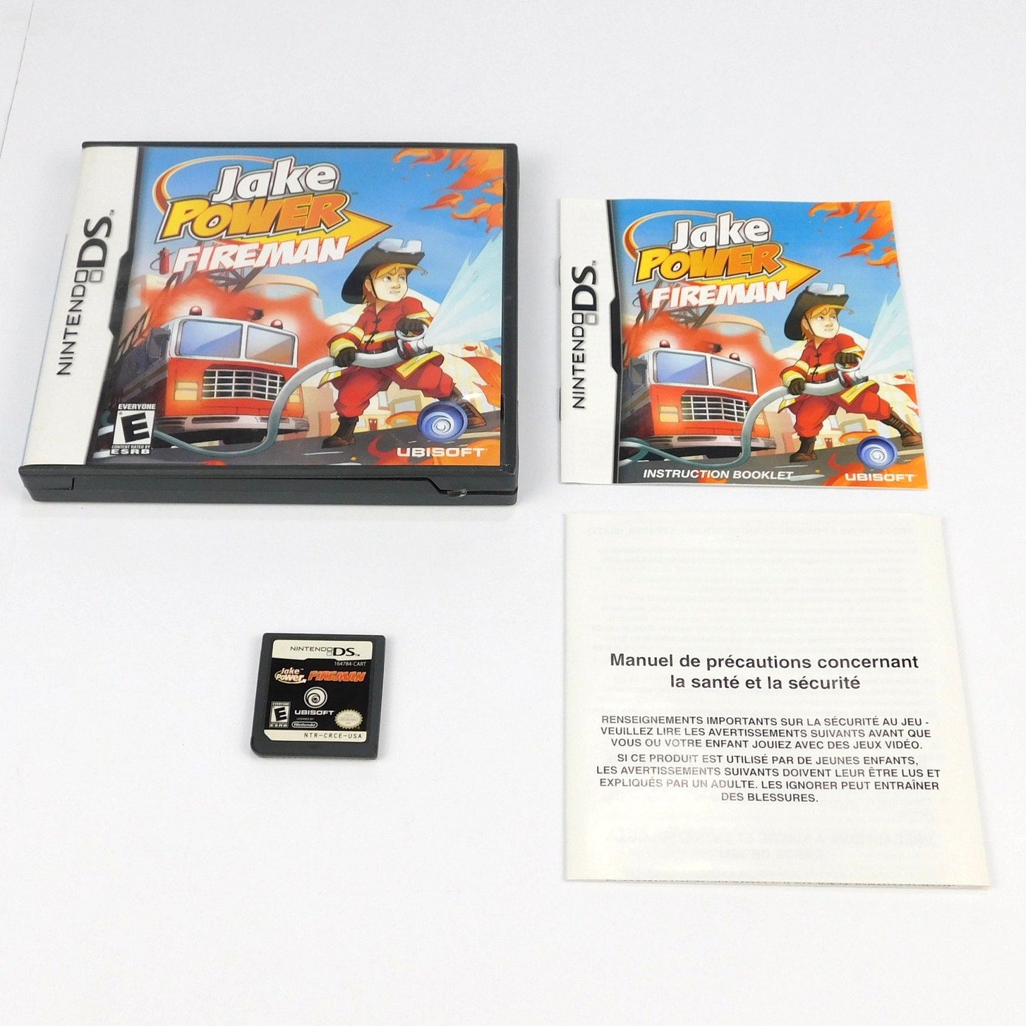 Jake Power Fireman Nintendo DS Complete CIB Tested Working 2008