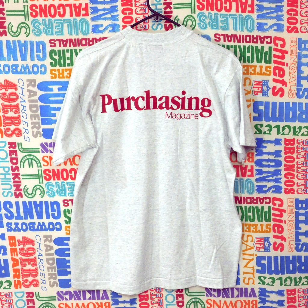90s Purchasing Magazine T Shirt - Size L