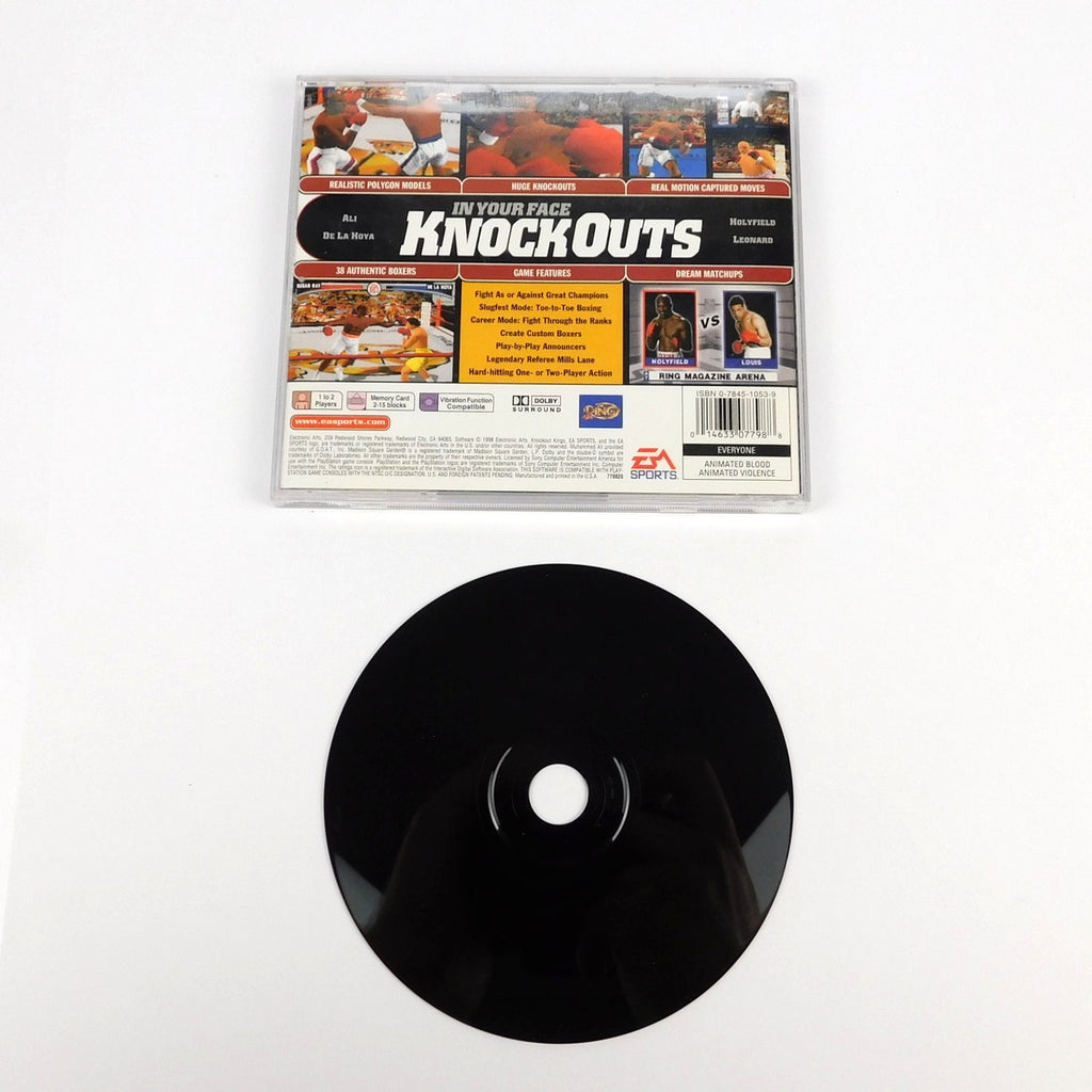 Knockout Kings Sony Playstation 1 PS1 Complete CIB Tested Working 1999