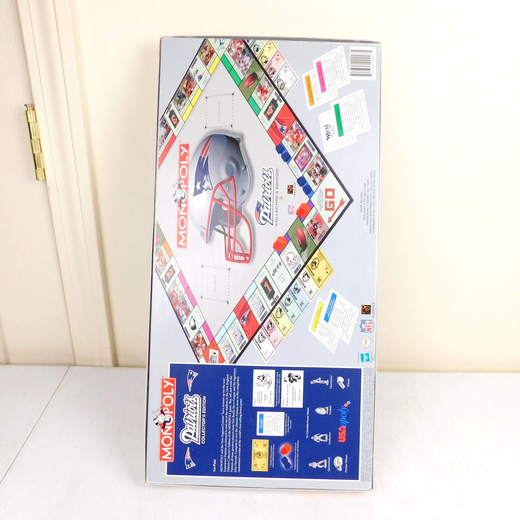 New England Patriots Monopoly Board Game Complete In Box USAopoly Vintage 2004