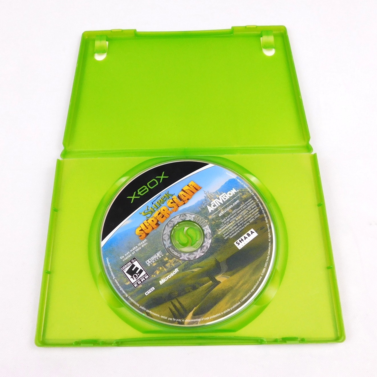 Shrek Super Slam Microsoft Xbox Original Tested Working No Manual 2005