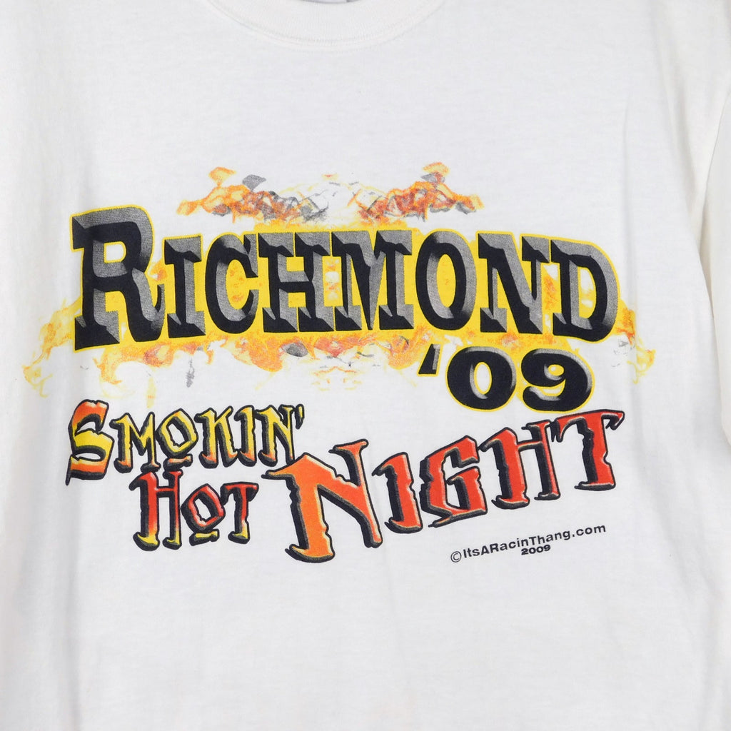 2009 Richmond Raceway Smokin Hot Night NASCAR Racing T Shirt - Size M