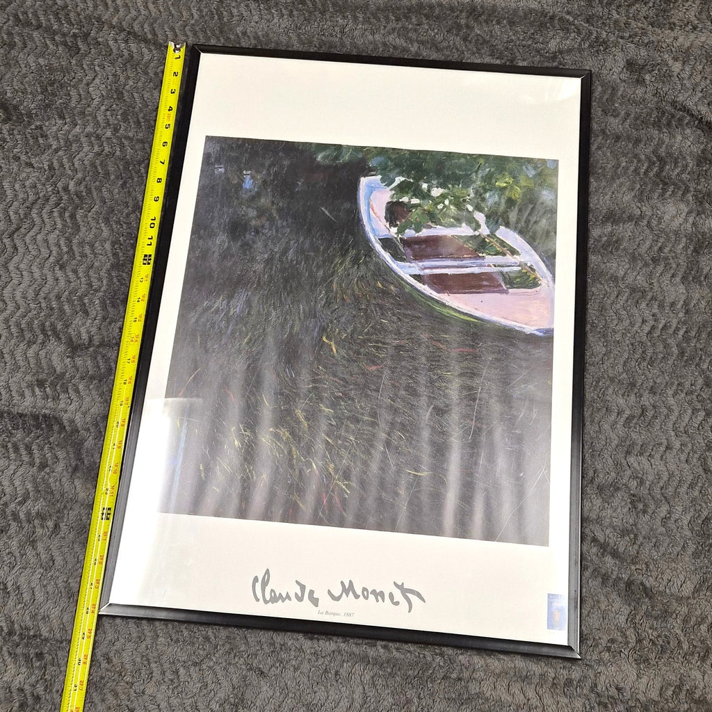 Claude Monet La Barque 1887 Musee Marmottan Monet Paris Framed Art Print