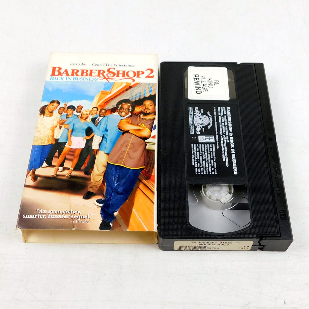 Barbershop 2 Back In Business VHS Tested 2004 MGM Studios Former Rental