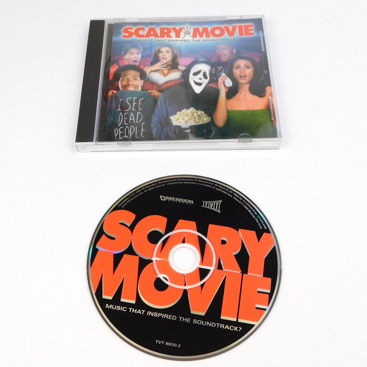 Scary Movie Music That Inspired the Soundtrack CD 2000 TVT 6830-2 2Pac Ramones