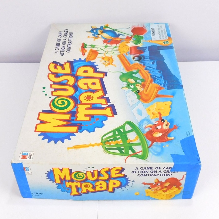 Vintage Mouse Trap Board Game 1999 Milton Bradley Complete CIB Instructions
