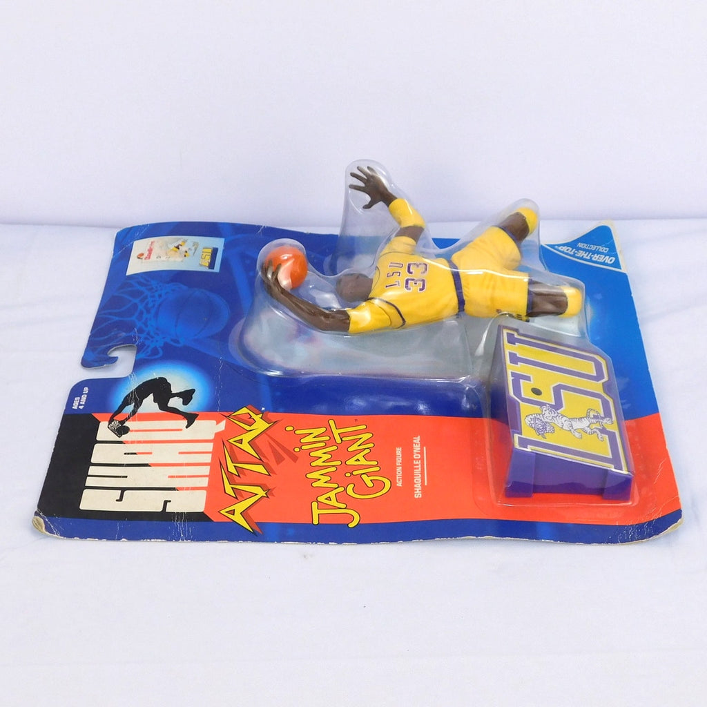 Vintage Shaq Attaq Jammin Giant LSU Figure Kenner Sealed 1993 Shaquille O'Neal