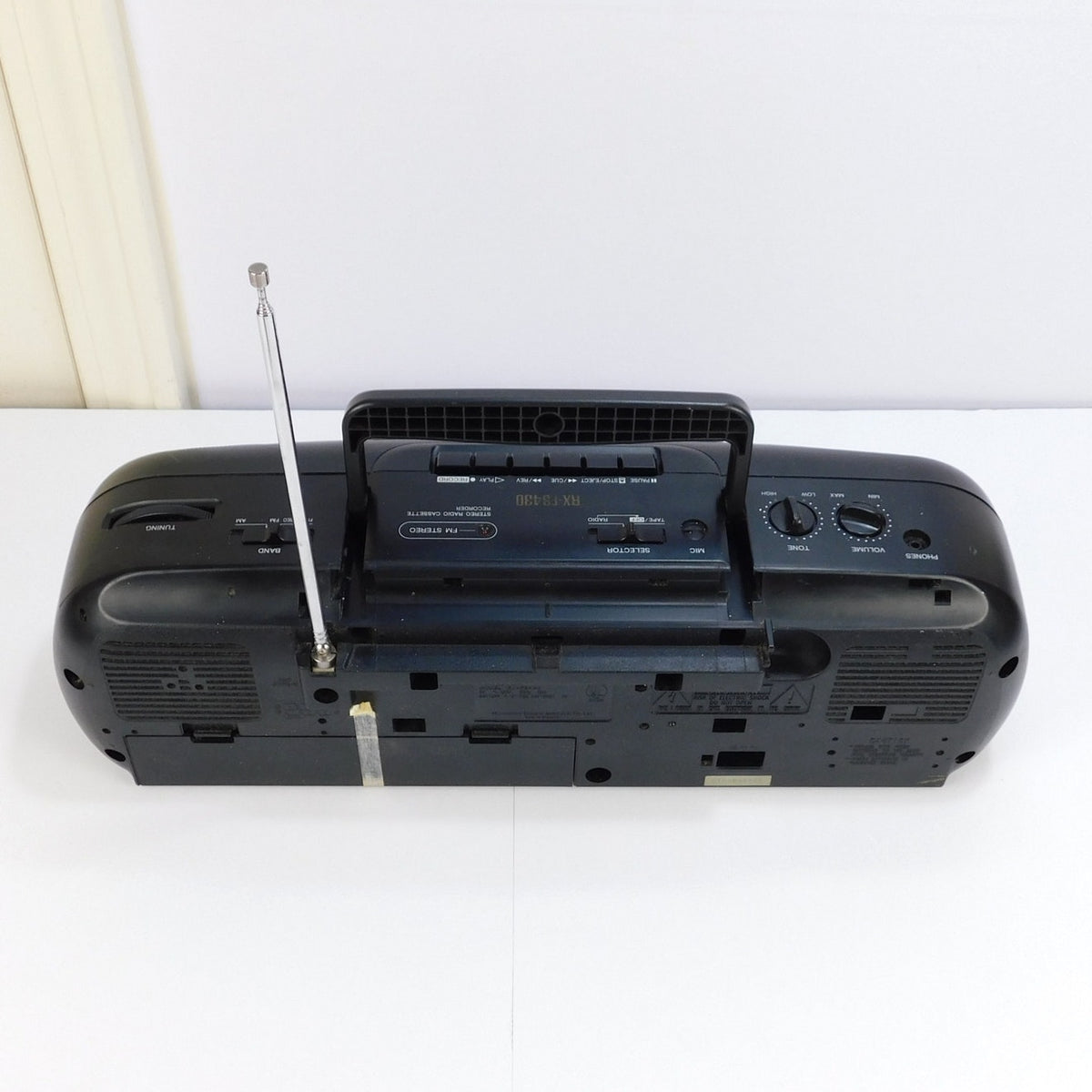 Panasonic RX-FS430 Portable Stereo Boombox Radio Cassette Deck Tested Cleaned