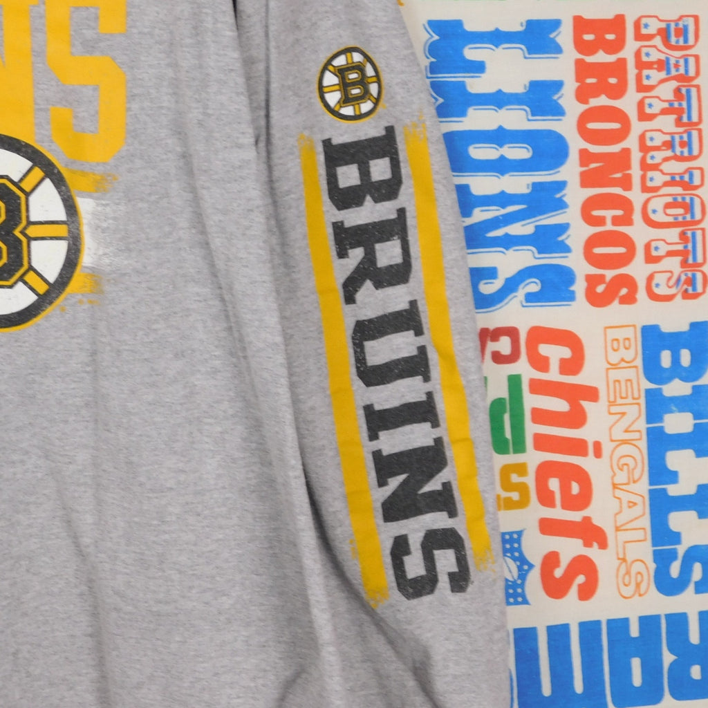 Boston Bruins Hockey Long Sleeve T Shirt - Size XL