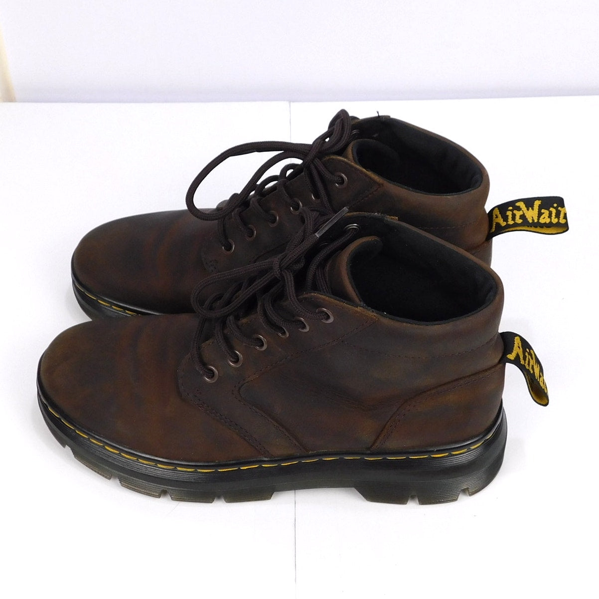 Dr. Martens Bonny Crazy Horse Leather Chukka Boots Brown Men's US 8 Air Wair