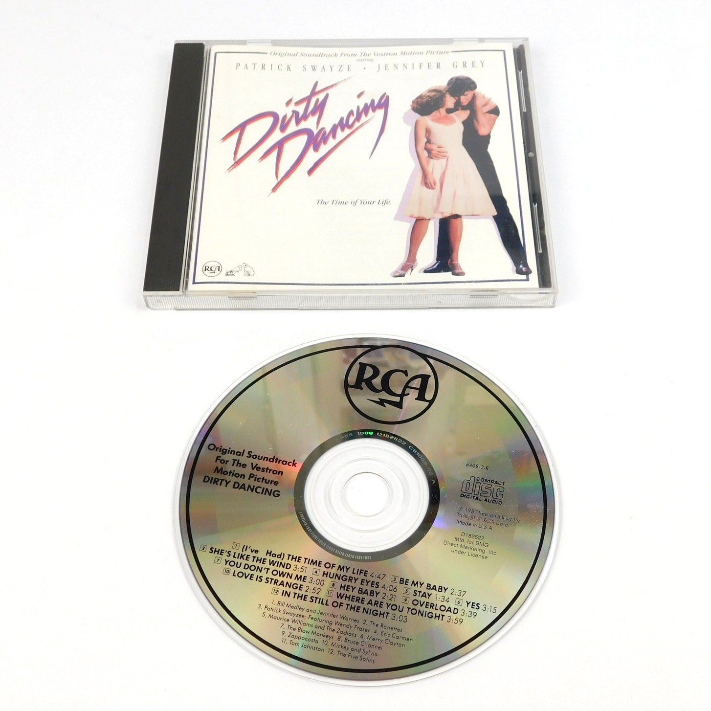 Dirty Dancing Movie Soundtrack CD 1987 Tested RCA Records 6408-2-R