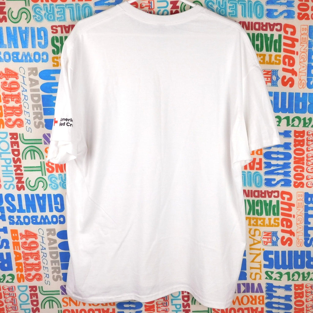 American Red Cross Peanuts Woodstock Give Blood T Shirt - Size XL