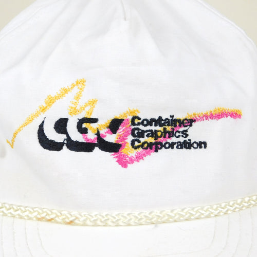 80s Retro Wave Graphic Rope Brim Hat - Adjustable