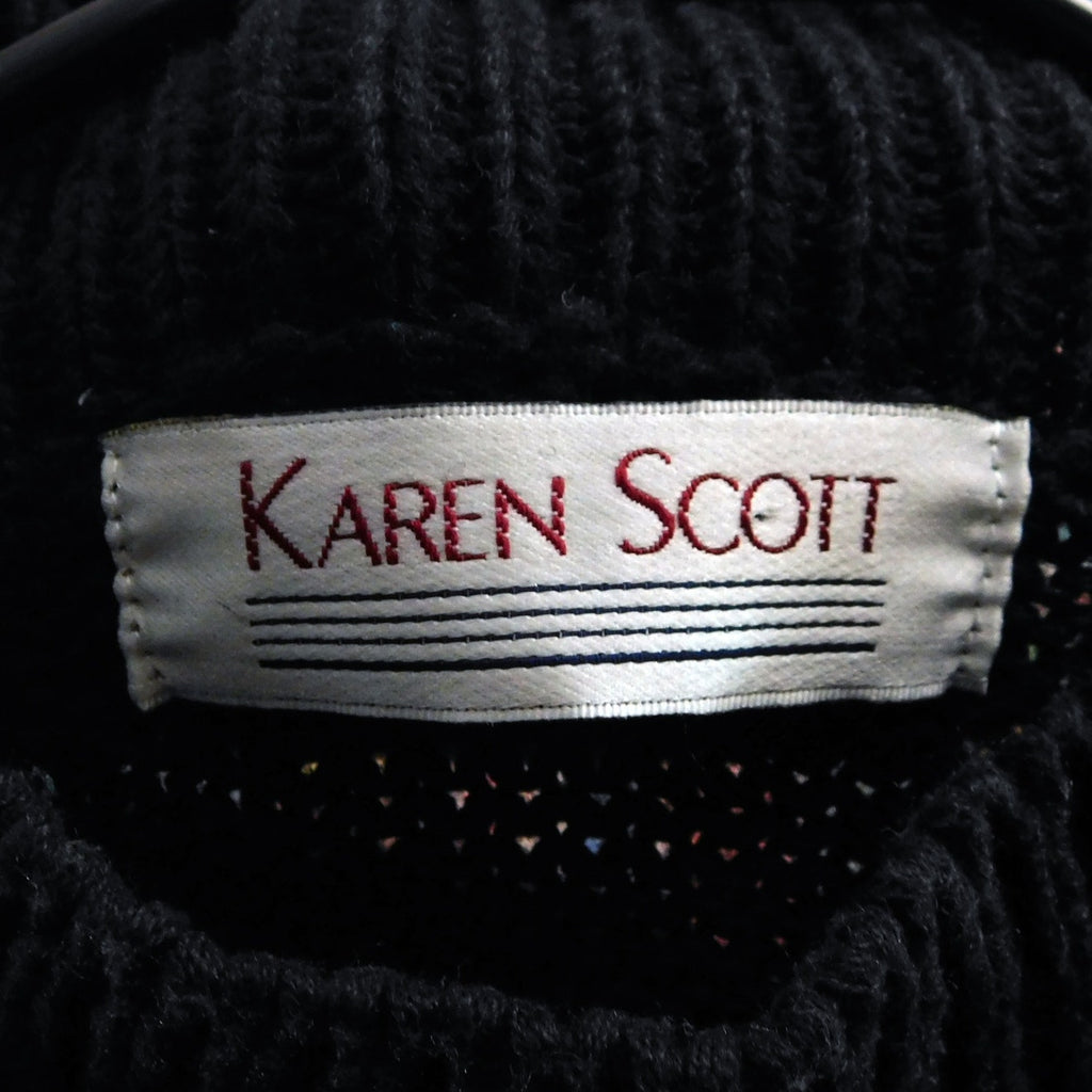 80s Karen Scott Mock Neck Sweater - Size M